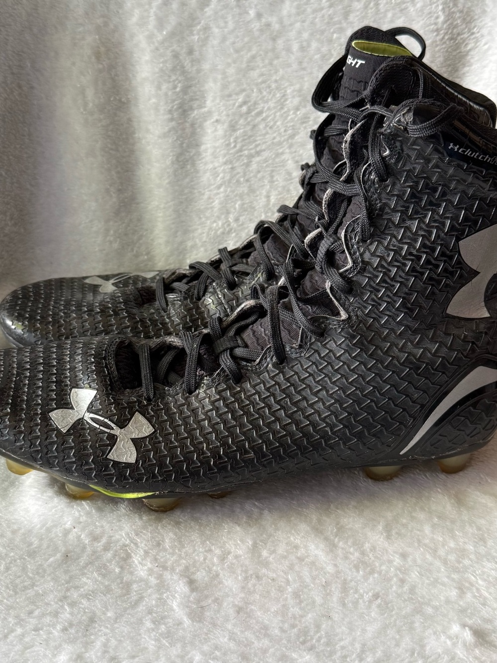 Under Armour Mens Highlight Black Clutchfit Athletic Cleats